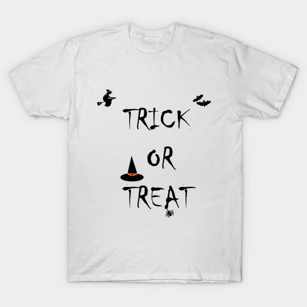 Trick or Treat halloween T-Shirt by barwarrior